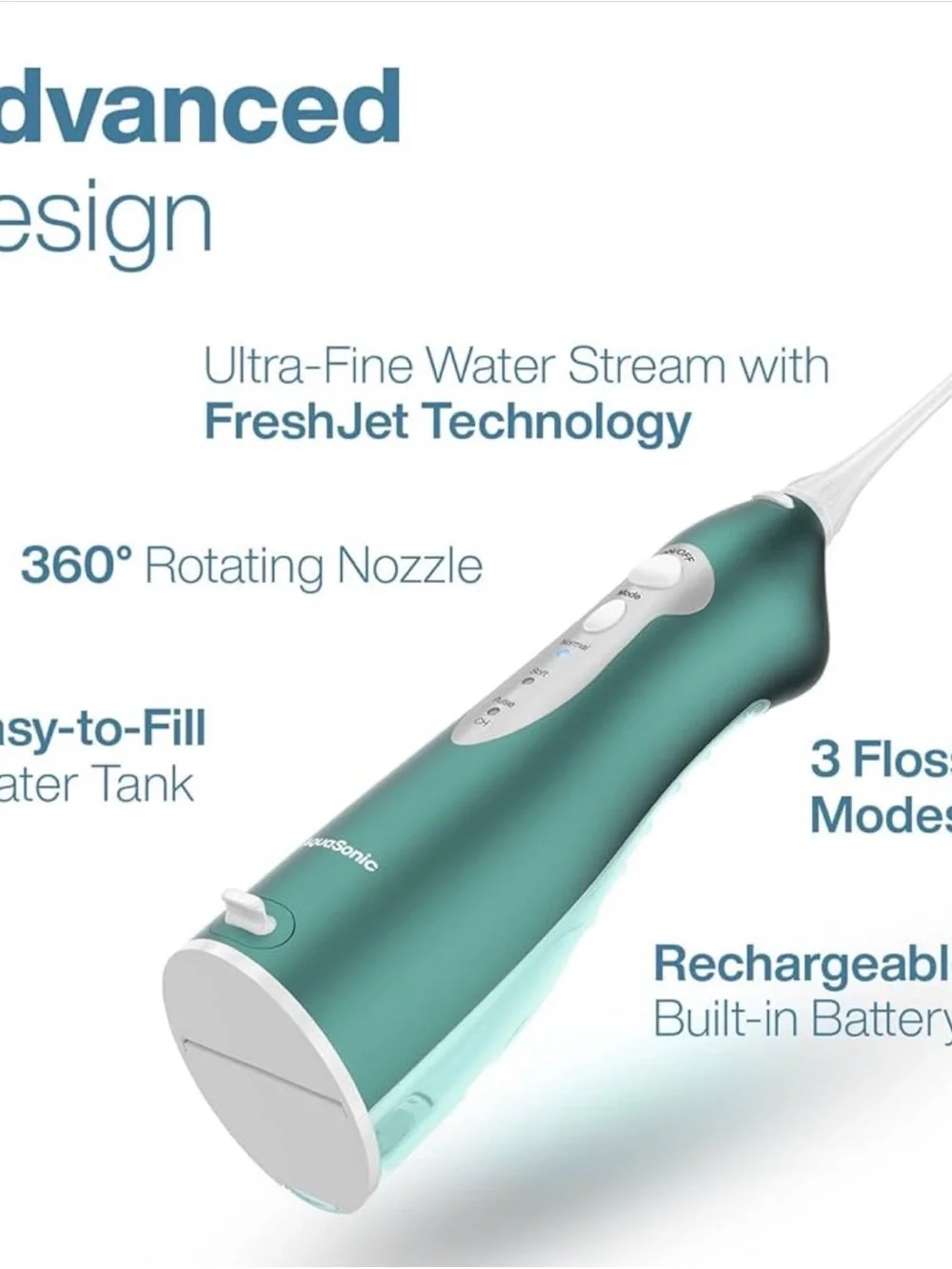 AquaSonic powerful water